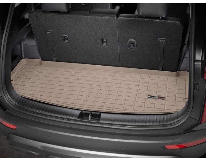 Коврик WeatherTech Beige для Kia Telluride (mkI)(trunk behind 3 row) 2020→, цена: 6 625 грн.