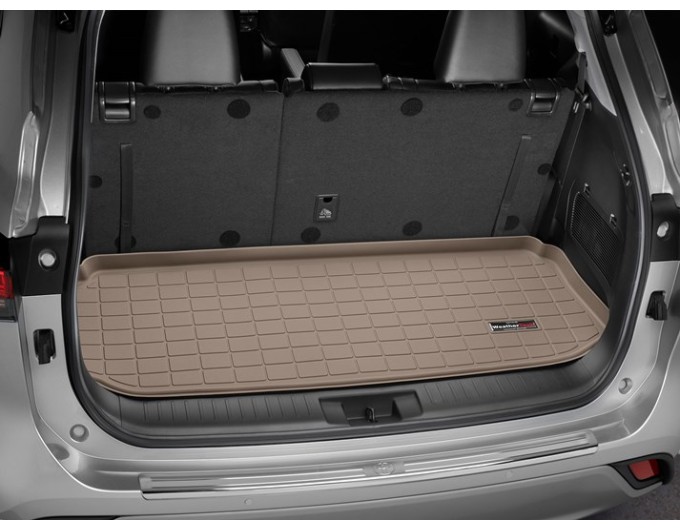 Коврик WeatherTech Beige для Toyota Highlander (mkIV)(trunk behind 3 row) 2019→, цена: 6 625 грн.