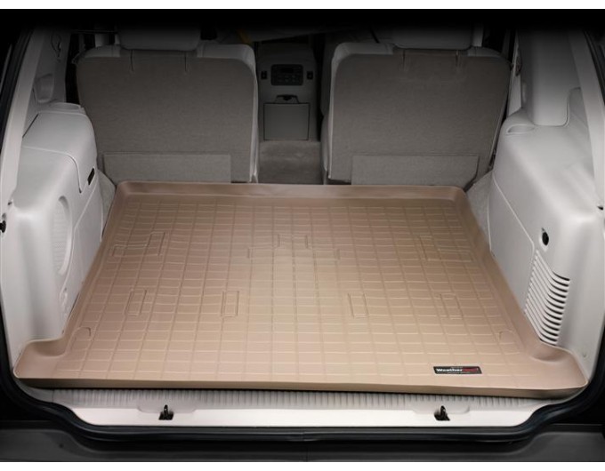 Коврик WeatherTech Beige для Cadillac Escalade; Chevrolet Tahoe; GMC Yukon (mkII)(trunk behind 2 row) 2000-2006, цена: 7 290 грн.