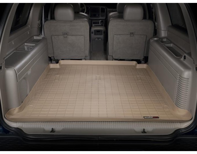 Коврик WeatherTech Beige для Cadillac Escalade ESV (mkII); Chevrolet Suburban (mkIX)(trunk behind 2 row) 2000-2006, цена: 7 732 грн.