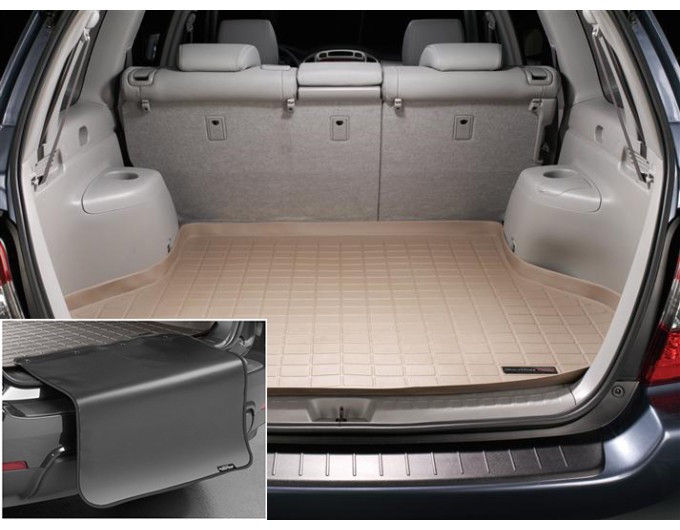 Коврик с защитой WeatherTech Beige для Toyota Highlander (mkI)(trunk behind 2 row) 2000-2007, цена: 11 853 грн.