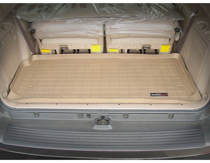 Коврик WeatherTech Beige для Toyota Sequoia (mkI)(trunk behind 3 row) 2000-2007, цена: 6 625 грн.