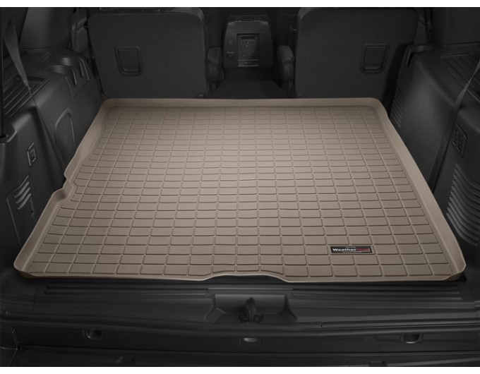 Коврик WeatherTech Beige для Ford Expedition; Lincoln Navigator (mkII-mkIII)(trunk behind 2 row) 2003-2017, цена: 7 732 грн.