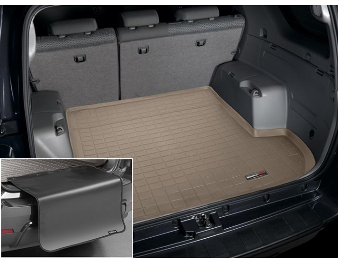 Коврик с защитой WeatherTech Beige для Toyota 4Runner (mkIV)(2 rows)(no Double Decker System)(trunk behind 2 row) 2002-2009, цена: 11 853 грн.