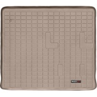 Коврик WeatherTech Beige для Hummer H2 (mkI)(3 row - 1 seat or no 3 row)(external spare tire)(trunk) 2003-2010