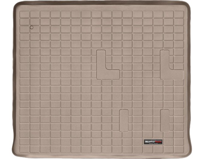 Коврик WeatherTech Beige для Hummer H2 (mkI)(3 row - 1 seat or no 3 row)(external spare tire)(trunk) 2003-2010, цена: 7 290 грн.