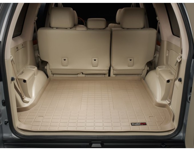 Коврик WeatherTech Beige для Toyota Land Cruiser Prado (J120)(5 door); Lexus GX (mkI)(trunk behind 2 row) 2002-2009, цена: 7 290 грн.