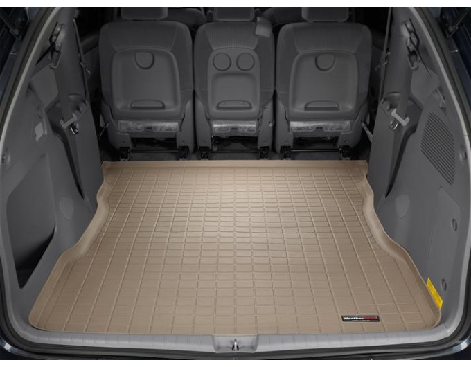 Коврик WeatherTech Beige для Toyota Sienna (mkII)(trunk behind 2 row) 2003-2009, цена: 7 732 грн.