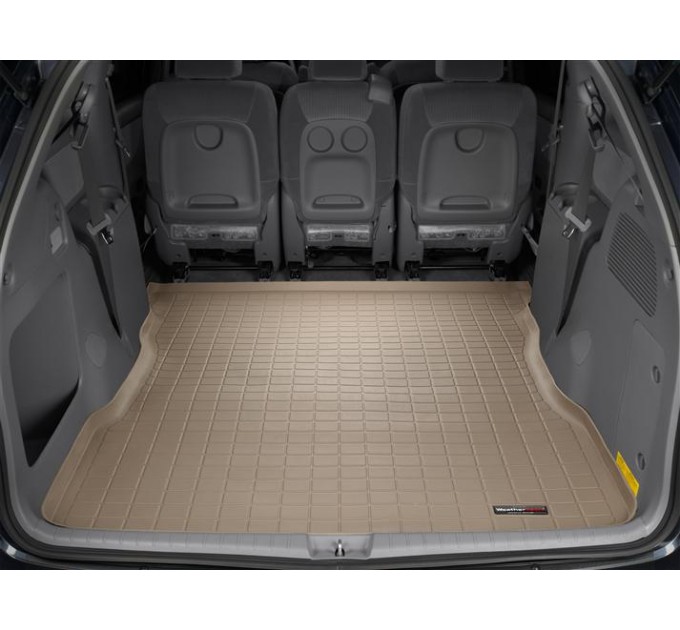 Коврик WeatherTech Beige для Toyota Sienna (mkII)(trunk behind 2 row) 2003-2009, цена: 7 255 грн.