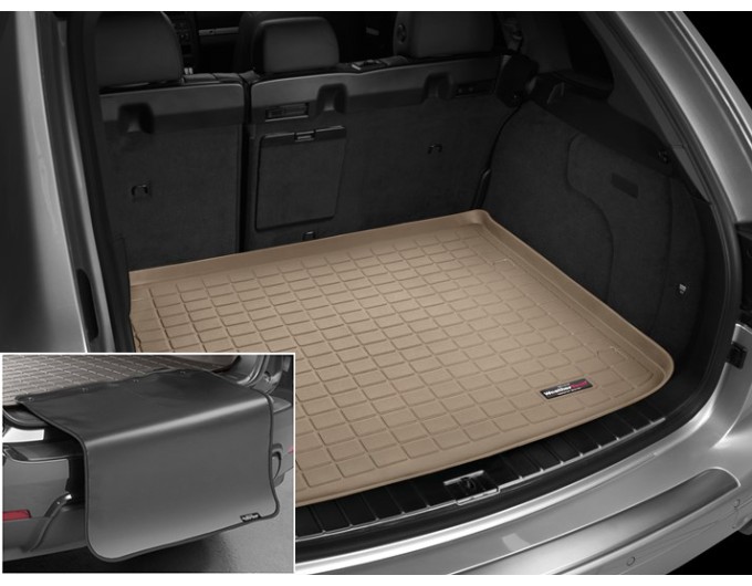 Коврик с защитой WeatherTech Beige для Volkswagen Touareg (mkI)(2 zone climate); Porsche Cayenne (mkI)(trunk) 2002-2010, цена: 11 284 грн.