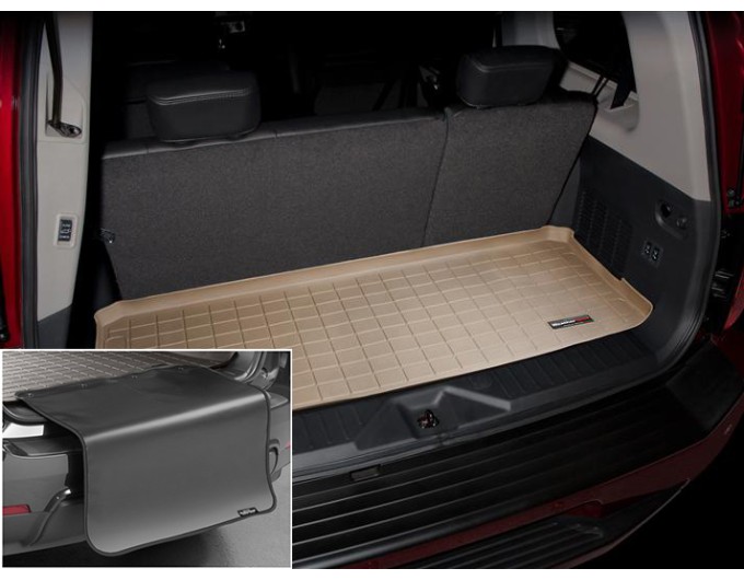 Коврик с защитой WeatherTech Beige для Infiniti QX56 (mkI) 2004-2010; Nissan Armada (mkI)(trunk behind 3 row) 2004-2016, цена: 11 284 грн.