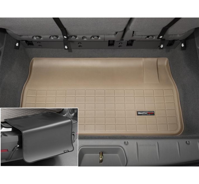 Коврик с защитой WeatherTech Beige для Dodge / Chrysler Grand Caravan (mkIV-mkV)(Stow & Go Seats)(trunk behind 3 row) 2001-2016, цена: 8 909 грн.