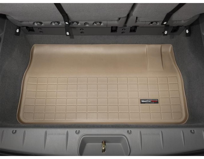 Коврик WeatherTech Beige для Dodge Grand Caravan (mkIV-mkV); Chrysler Grand Voyager (mkIV-mkV)(Stow & Go seats)(trunk behind 3 row) 2001-2020, цена: 6 625 грн.