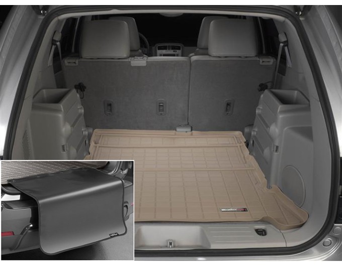 Коврик с защитой WeatherTech Beige для Chevrolet Equinox (mkI)(trunk behind 2 row) 2005-2009, цена: 12 432 грн.
