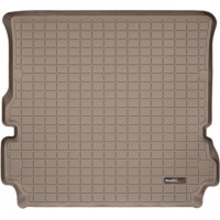 Коврик WeatherTech Beige для Land Rover Discovery (mkIII-mkIV)(no sliding loadspace floor)(trunk behind 2 row) 2005-2016