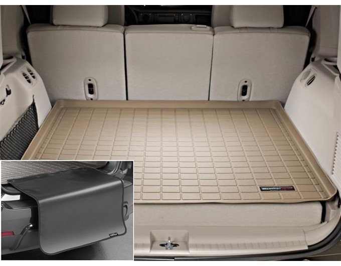 Коврик с защитой WeatherTech Beige для Jeep Commander (XK)(trunk behind 2 row) 2006-2010, цена: 11 853 грн.