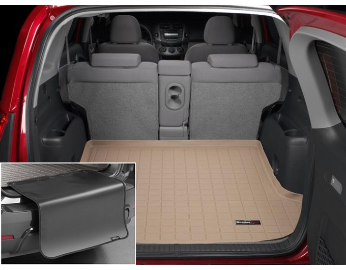 Коврик с защитой WeatherTech Beige для Toyota RAV4 (mkIII)(2 rows)(trunk behind 2 row) 2005-2012, цена: 11 853 грн.