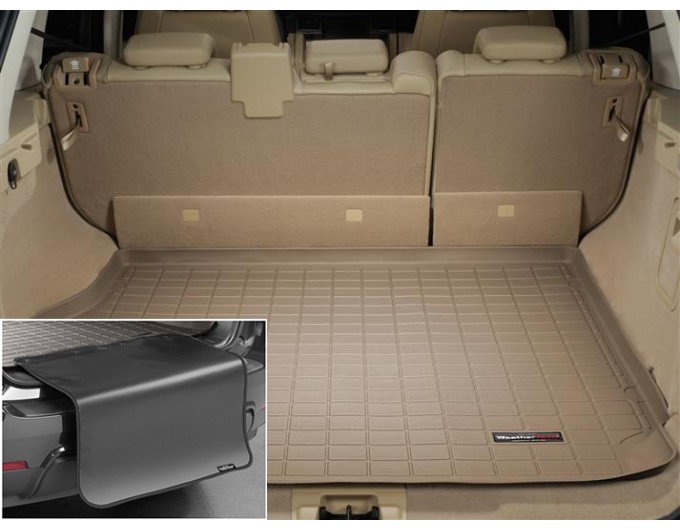 Коврик с защитой WeatherTech Beige для Land Rover Range Rover Sport (mkI)(trunk behind 2 row) 2006-2013, цена: 13 012 грн.