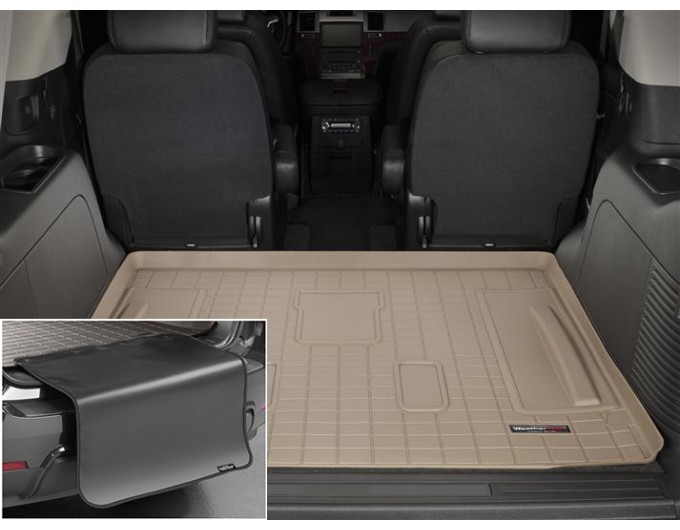 Коврик с защитой WeatherTech Beige для Cadillac Escalade (mkIII); Chevrolet Tahoe (mkIII)(3 rows)(trunk behind 2 row) 2007-2014, цена: 13 012 грн.