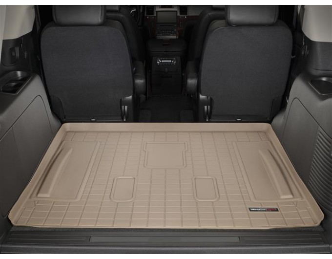 Коврик WeatherTech Beige для Cadillac Escalade (mkIII); Chevrolet Tahoe (mkIII)(3 rows)(trunk behind 2 row) 2007-2014, цена: 7 732 грн.