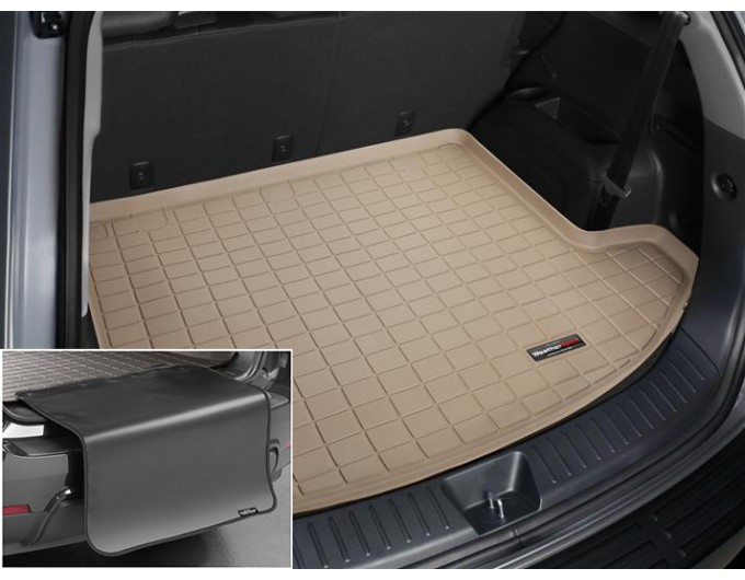Коврик с защитой WeatherTech Beige для Kia Carens (mkII)(trunk behind 2 row) 2006-2010, цена: 11 853 грн.