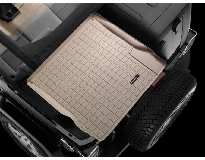 Коврик WeatherTech Beige для Jeep Wrangler (JK)(unlimited)(5 door)(trunk behind 2 row) 2007-2010, цена: 6 625 грн.