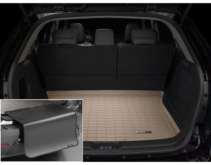 Коврик с защитой WeatherTech Beige для Ford Edge; Lincoln MKX (mkI)(trunk behind 2 row) 2007-2015, цена: 11 853 грн.