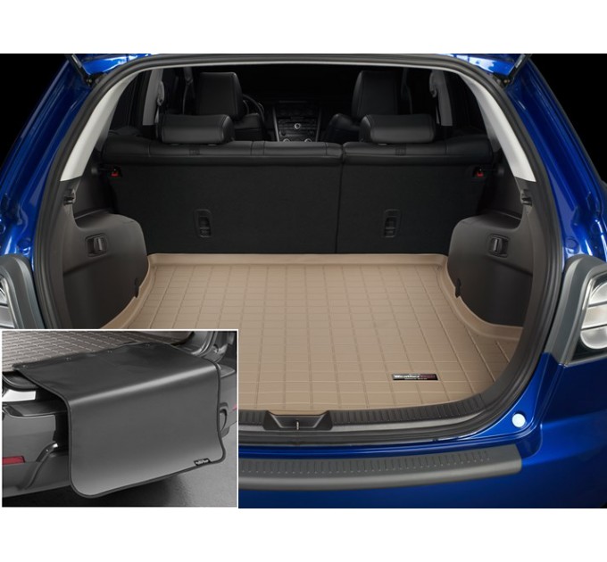 Килимок из захистом WeatherTech Beige для Mazda CX-7 (mkI)(trunk behind 2 row) 2007-2012, ціна: 11 665 грн.
