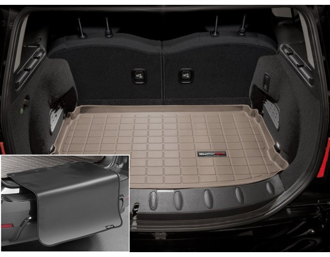 Коврик с защитой WeatherTech Beige для Mini Clubman (mkI)(R55)(with double floor)(trunk) 2007-2014, цена: 11 853 грн.