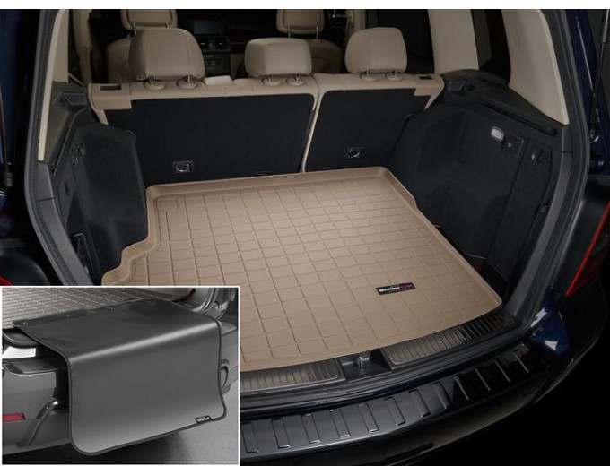 Коврик с защитой WeatherTech Beige для Mercedes-Benz GLK-Class (X204)(trunk) 2010-2015, цена: 13 012 грн.