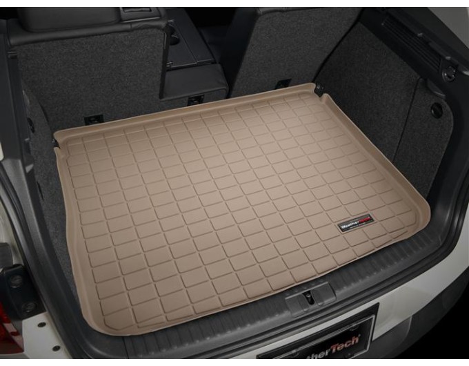 Коврик WeatherTech Beige для Volkswagen Tiguan (mkI)(with spare tire/cargo organizer)(trunk) 2007-2017, цена: 6 625 грн.