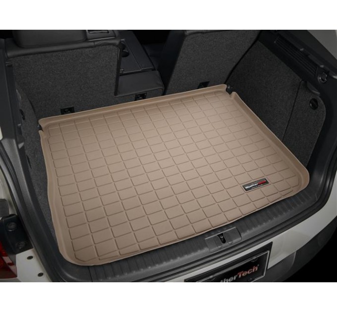 Коврик WeatherTech Beige для Volkswagen Tiguan (mkI)(with spare tire/cargo organizer)(trunk) 2007-2017, цена: 6 216 грн.