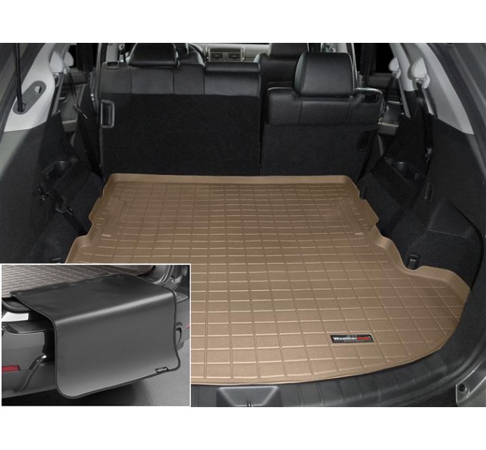 Коврик с защитой WeatherTech Beige для Mazda CX-9 (mkI)(trunk behind 2 row) 2007-2015, цена: 11 665 грн.