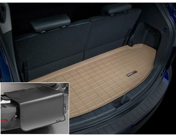 Коврик с защитой WeatherTech Beige для Mazda CX-9 (mkI)(trunk behind 3 row) 2007-2015, цена: 11 284 грн.