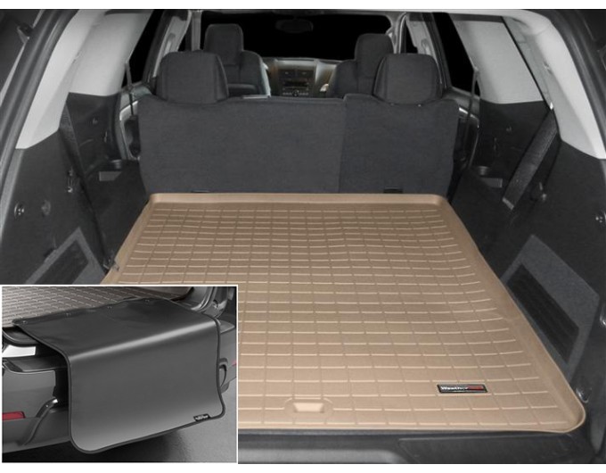 Коврик с защитой WeatherTech Beige для GMC Acadia; Saturn Outlook (mkI)(trunk behind 2 row) 2007-2017, цена: 12 432 грн.