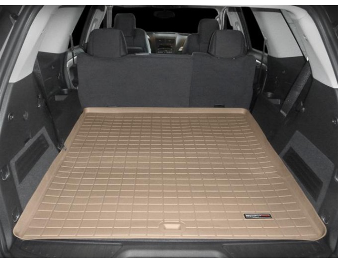 Коврик WeatherTech Beige для GMC Acadia; Saturn Outlook (mkI)(trunk behind 2 row) 2007-2017, цена: 7 290 грн.