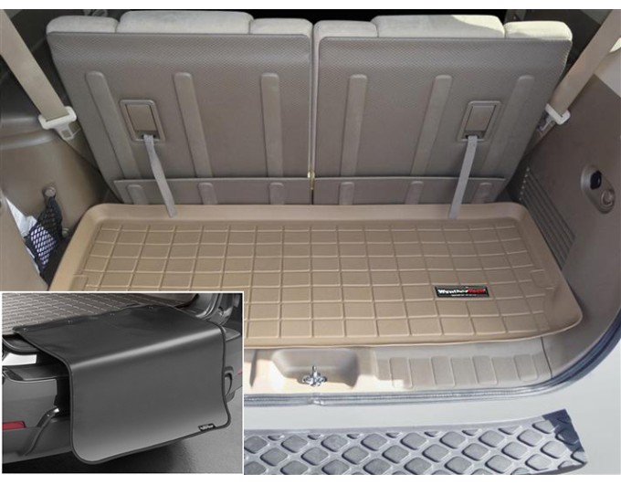 Коврик с защитой WeatherTech Beige для Nissan Pathfinder (mkIII)(trunk behind 3 row) 2005-2012, цена: 11 284 грн.