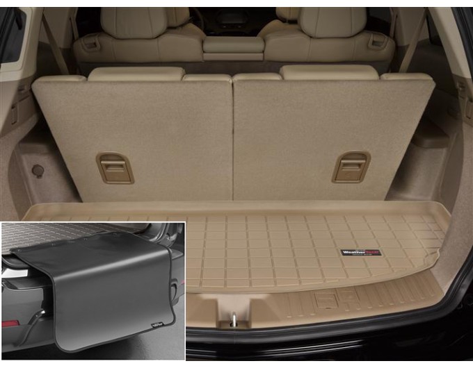Коврик с защитой WeatherTech Beige для Acura MDX (mkII)(trunk behind 3 row) 2007-2013, цена: 11 853 грн.