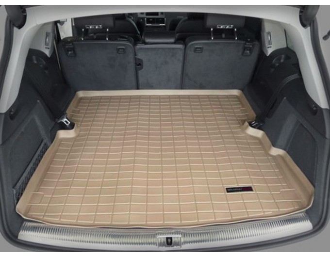 Коврик WeatherTech Beige для Audi Q7 (mkI)(trunk behind 2 row) 2005-2015, цена: 7 290 грн.