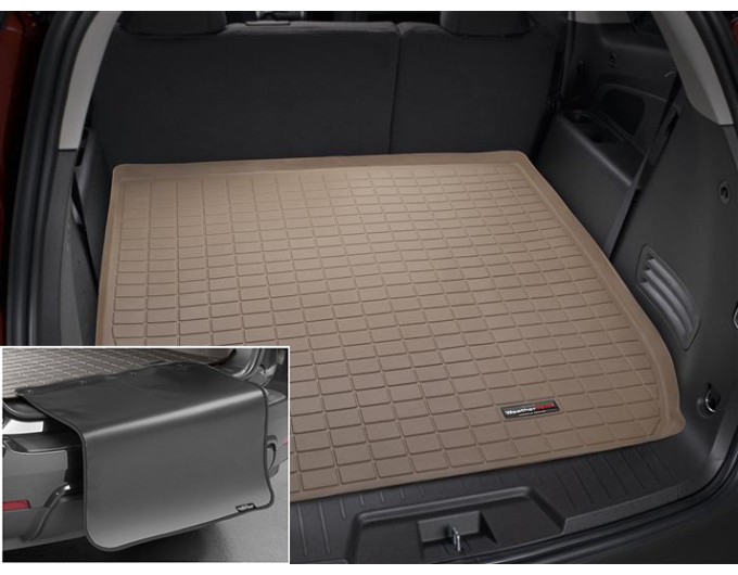 Коврик с защитой WeatherTech Beige для Chevrolet Traverse; Buick Enclave (mkI)(trunk behind 2 row) 2008-2017, цена: 12 432 грн.