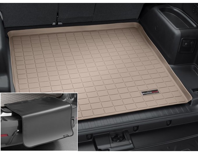 Коврик с защитой WeatherTech Beige для Toyota 4Runner (mkV)(2 rows)(no Cargo Deck)(trunk behind 2 row) 2009→, цена: 12 432 грн.