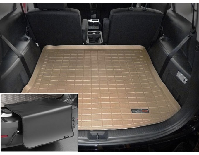 Коврик с защитой WeatherTech Beige для Mazda 5 (mkII-mkIII)(trunk behind 2 row) 2008-2015, цена: 12 432 грн.