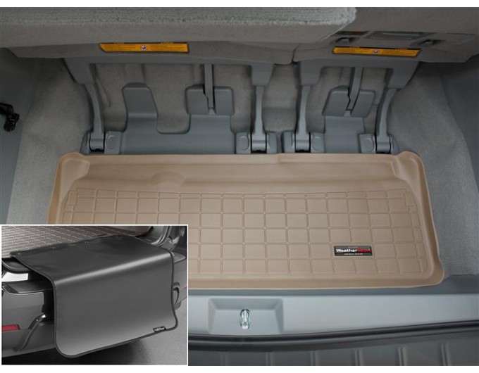 Коврик с защитой WeatherTech Beige для Toyota Sienna (mkIII)(trunk behind 3 rows) 2010-2020, цена: 11 284 грн.