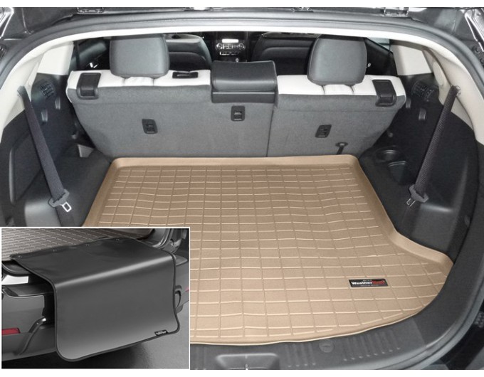 Коврик с защитой WeatherTech Beige для Kia Sorento (mkII)(3 rows)(trunk behind 2 row) 2011-2015, цена: 11 853 грн.