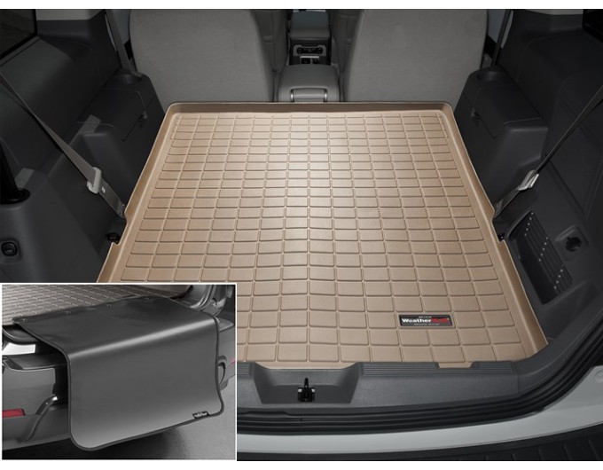 Коврик с защитой WeatherTech Beige для Ford Flex; Lincoln MKT (mkI)(trunk behind 2 row) 2009→, цена: 12 432 грн.