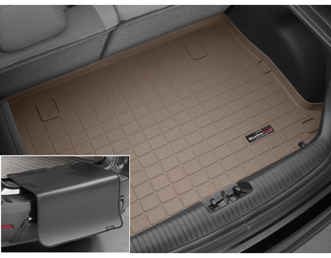 Коврик с защитой WeatherTech Beige для Hyundai Veloster (mkI)(with subwoofer)(trunk) 2011-2017, цена: 11 853 грн.