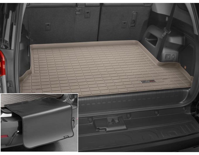 Коврик с защитой WeatherTech Beige для Toyota 4Runner (mkV)(3 rows)(no Cargo Deck)(trunk behind 2 row) 2009→, цена: 12 432 грн.
