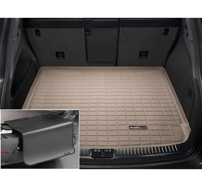 Коврик с защитой WeatherTech Beige для Porsche Cayenne (mkII)(no Bose Audio Package)(trunk) 2011-2017, цена: 12 209 грн.