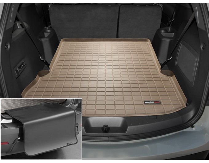 Коврик с защитой WeatherTech Beige для Ford Explorer (mkV)(trunk behind 2 row) 2011-2019, цена: 12 432 грн.