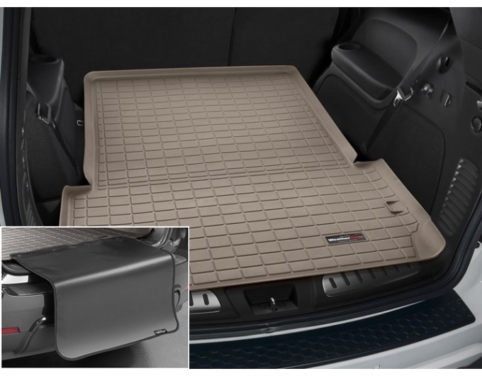 Коврик с защитой WeatherTech Beige для Dodge Durango (mkIII)(trunk behind 2 row) 2011→, цена: 13 012 грн.